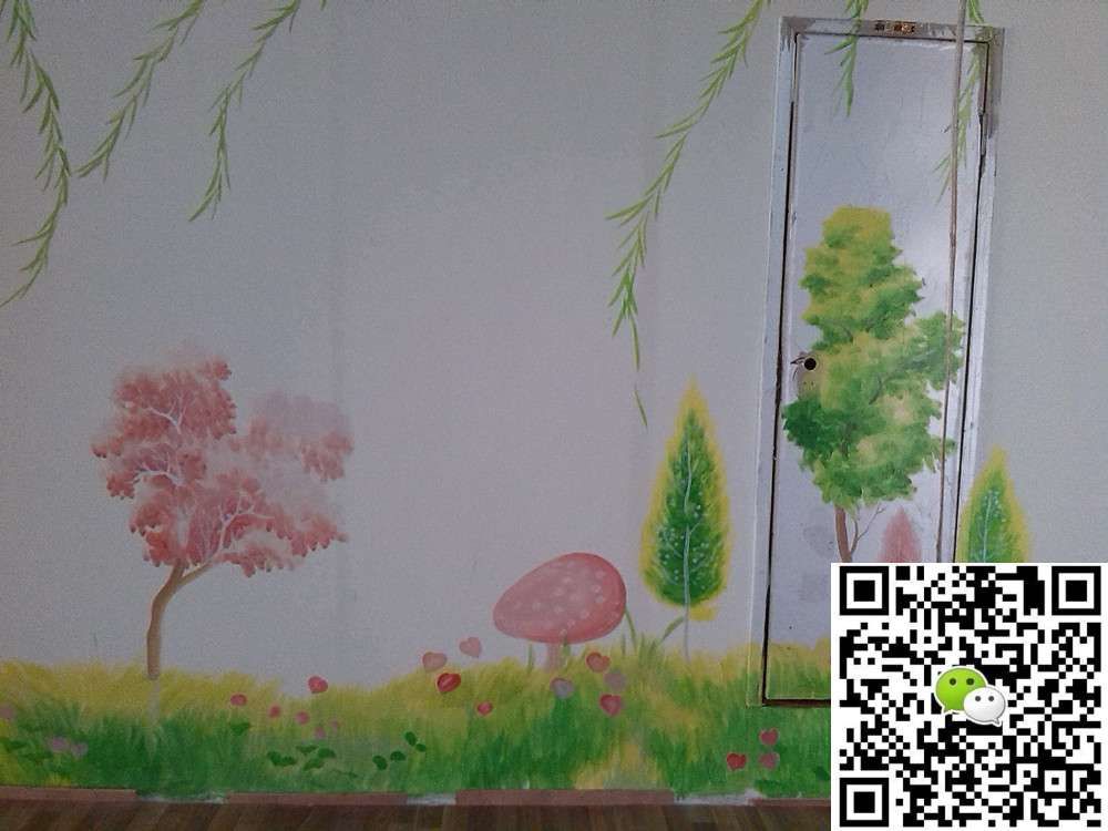 妇幼医院楼道彩绘 - 深圳3d立体画_深圳墙绘_手绘墙画